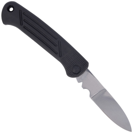 Nóż składany monterski dla elektryka MAC Coltellerie B05E Black FRN, Satin W 1.4028 (MC B05E.N)