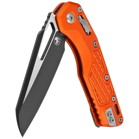 Microtech MSI S/E Knife Orange Frag Aluminum, Black M390MK by Tony Marfione (210-1FROR)