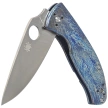 Nóż składany Spyderco Tenacious R.I.L. Disarray Titanium, Satin D2 by Eric Glesser (C122TIBLD2P)