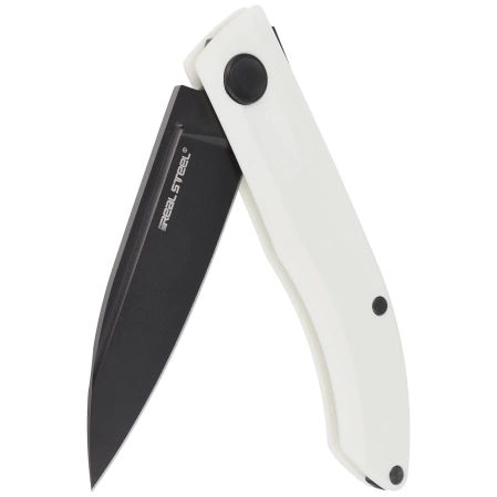 Nóż składany Real Steel Stella White G10, Blackwash VG-10 by Poltergeist Works (7051BW)