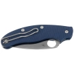 Spyderco UK Penknife Knife Cobalt Blue G10, Satin CPM SPY27 by Sal Glesser (C94GPCBL)
