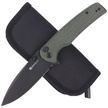 Sencut Knife Sachse Green Micarta, Black Stonewashed 9Cr18MoV (S21007-2)
