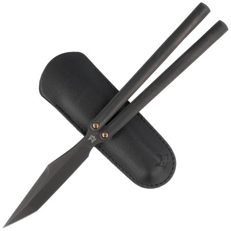 Fox PHI Knife Black PVD Titanium, Black PVD M390 by Vincenzo Fiore (FX-570 TiB)