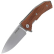 Nóż składany LionSteel KUR Santos Wood, Stonewashed Sleipner by Molletta (KUR ST)