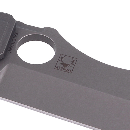 Nóż składany Spyderco Stovepipe Titanium CPM 20CV Plain (C260TIP)