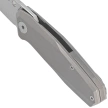 Nóż składany Spyderco Techno 3 Gray Titanium, Satin CTS XHP by Marcin Slysz (C158TIP3)