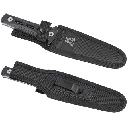 K25 Boot Knife Black G10, Satin 7Cr17Mov (32556)