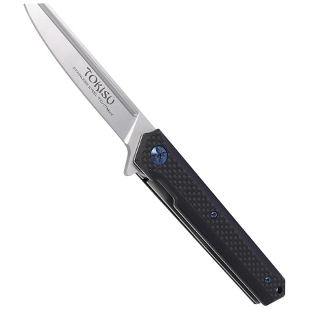 Nóż składany Tokisu Black G10/Carbon Fiber, Satin 7Cr17MoV (18450)