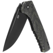 Tekto F3 Charlie Knife Damascus G10, Black HW, Black D2