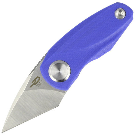 Nóż składany Bestech Tulip Blue G10, Satin / Stonewash 14C28N by Ostap Hel (BG38D)