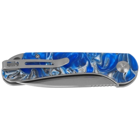 Civivi Elementum SJ Knife Blue Resin, Satin 14C28N (C18062AJ-4)