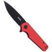 Kubey Knife Wolverine, Red G10, Dark Stonewashed D2 (KU233E)