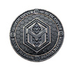 Heretic Knives Pariah Challenge Coin, Battleworn Black (H997-PB)