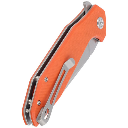 Nóż składany Kubey Nova Orange G10, Bead Blasted D2 (KU117H)