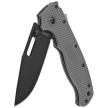 Demko AD20.5 Clip Point Knife Grey Grivory, Black DLC D2 by Andrew Demko (205-D2-CP-DLC)