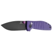 Bestechman Knife Goodboy Purple G10, Black DLC D2 by Keanu Alfaro (BMK04F)
