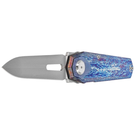 Remette Infinite Power Knife Firing Titanium, Hand Grinding Pearlescent M390 (RTIP-M)