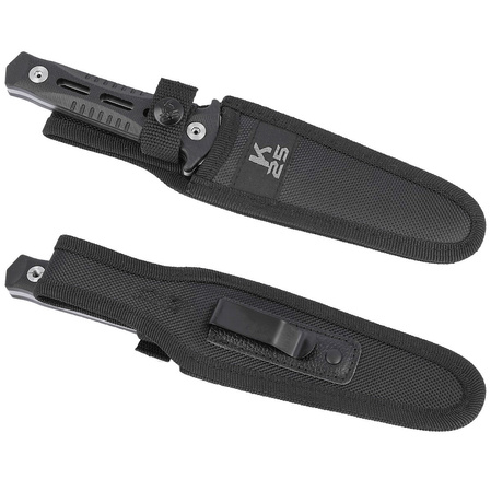 K25 Boot Knife Black G10, Satin (32556)