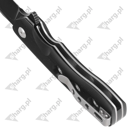 Nóż składany Bestech Arctic Black G10, Black Stonewashed D2 (BG33A-2)