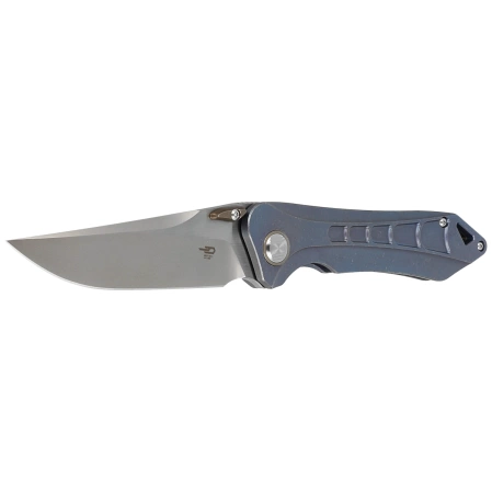 Bestech Knife Supersonic Blue Titanium, Stonewashed / Satin CPM S35VN (BT1908B)