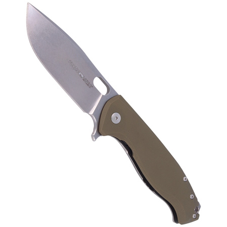 Viper Fortis Green G10, Stone Washed M390 by Jesper Voxnaes (V5952GG)