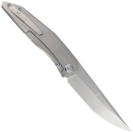 Nóż składany WE Knife Cybernetic LE No 016/205 Gray Titanium, Polished Bead Blasted CPM 20CV (WE22033-2)