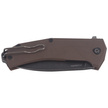 LionSteel KUR Brown G10, Black Stonewashed Sleipner by Molletta (KUR BBR)