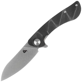 BlackFox Dripper Knife Black Micarta, Stonewashed VG-10 (BF-771 MB)