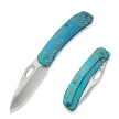 WeKnife Inmate Blue Titanium, Satin CPM 20CV by Jerad Neeve (WE23096B-3)