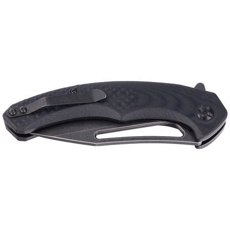 Herbertz CJH Knife Black G10, Black Stonewashed 440C (569613)