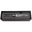 Mikov Predator Wildcat Buffalo Horn, Damascus PMC27 Knife (241-DR-1/KP)