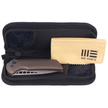 WE Knife Mini Malice Bronze Titanium, Silver Bead Blasted CPM 20CV by Ferrum Forge (WE054BL-4)