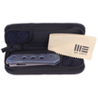 WE Knife Vision R Blue Titanium, Silver Bead Blasted CPM 20CV by Snecx Tan (WE21031-3)