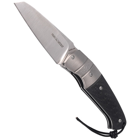 Nóż składany Viper Novis Carbon Fiber/Titanium Bolster, Satin M390 by Fabrizio Silvestrelli (V5974FC)