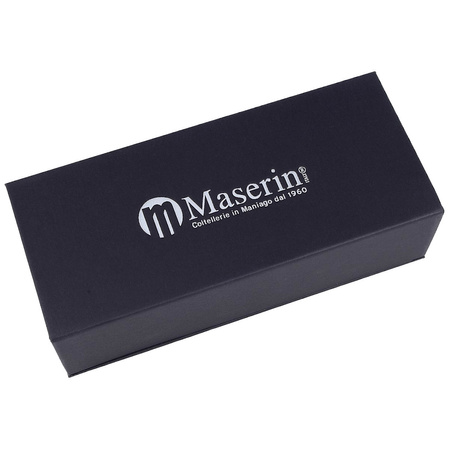 Maserin D-Dut Red Aluminum, Stonewashed 440C by Bonus Knife/Multi-Tool (214/R)