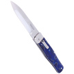 Nóż sprężynowy Mikov Predator Blue Raffir, Mirror N690 (241-BRa-1/KP BLUE)