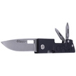 Maserin D-Dut 214 Black Aluminum, Stonewashed 440C by Bonus Knife/Multi-Tool (214/N)