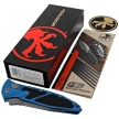 Microtech Socom Elite Auto S/E Automatic Knife Blue Aluminum, Apocalyptic M390MK by Tony Marfione (160A-10APBL)