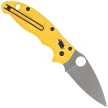 Nóż składany Spyderco Manix 2 Lightweight Salt Yellow FRN, Satin MagnaCut by Eric Glesser (C101PYL2)