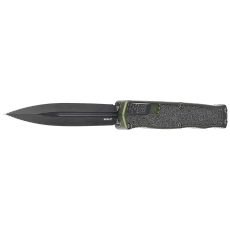 Nóż automatyczny OTF Heretic Cleric II D/E OD Green Aluminium, Black DLC MagnaCut by Tony Marfione Jr.
