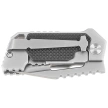 Midgards Messer The Utgard Nano Gray Stainless Steel/Black G10, Bead Blasted CPM D2 by Janosch Jensen knife (MM011)
