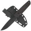 Spartan Blades Alala Knife Black Canvas Micarta, Black 1095 Cro-Van by Curtis Iovito (SBSL004BKBK)