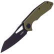 Nóż Kubey Knife New Vagrant Tan G10, Darkwashed AUS-10 (KU291E)