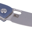 Nóż Kubey Knife Hyde, Denim Blue G10, Sand Blasted 14C28N by Colin Maisonpierre (KU2104D)