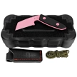Turq Gear Mantis Black G10 Cubic HW Pink, Cerakote Pink Sleipner