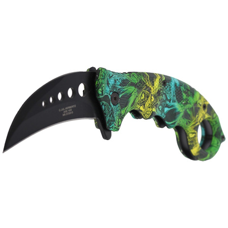 Nóż składany karambit Herbertz CJH Snake Design, Black Blade (ART000139 - 572613)