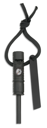 Krzesiwo Barbaric 33286 Fire Starter Black z gwizdkiem i kompasem