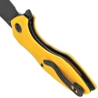 Kubey Nobel Knife Yellow G10, Blackwashed 14C26N (KU236N)