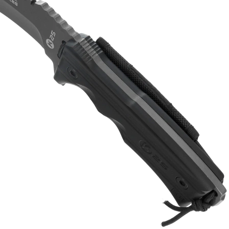 K25 Elephas Kukri Knife Black SFL, Titanium 7Cr17Mov (32024)
