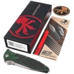 Microtech Socom Elite S/E-M Knife Emerald Green Aluminum, Apocalyptic M390 by Tony Marfione (160-10APEG)